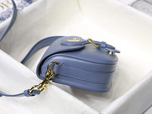 Dior M9319 Medium dior Bobby bag Warm Lake Blue Calfskin - Default Title - View 2