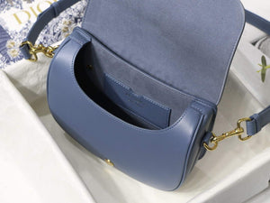 Dior M9319 Medium dior Bobby bag Warm Lake Blue Calfskin - Default Title - View 6