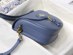 Dior M9319 Medium dior Bobby bag Warm Lake Blue Calfskin - Default Title - View 8