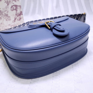 Dior M9320 Large Bobby Bag Blue Box Calfskin with Blue Oblique Strap - Default Title - View 5