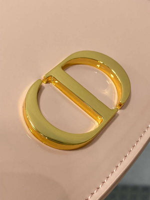 Dior M9371 Medium 30 Montaigne Avenue Top Handle Bag Light Pink Patent leather - Default Title - View 2