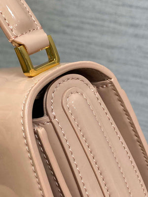 Dior M9371 Medium 30 Montaigne Avenue Top Handle Bag Light Pink Patent leather - Default Title - View 5