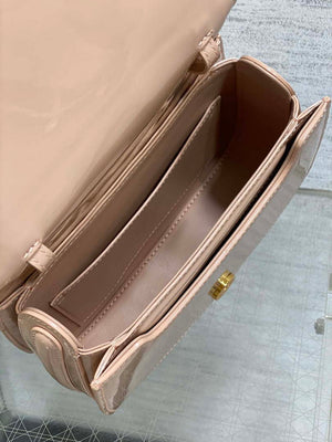 Dior M9371 Medium 30 Montaigne Avenue Top Handle Bag Light Pink Patent leather - Default Title - View 7