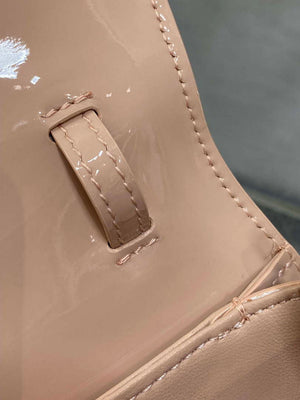 Dior M9371 Medium 30 Montaigne Avenue Top Handle Bag Light Pink Patent leather - Default Title - View 8
