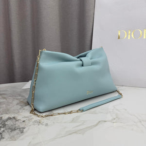Dior Medium Dior Bow Bag M0714OUQO_M900 Blue Lambskin - Default Title - View 5