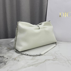 Dior Medium Dior Bow Bag M0714OUQO_M900 White Lambskin - Default Title - View 3
