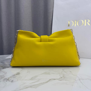 Dior Medium Dior Bow Bag M0714OUQO_M900 Yellow Lambskin - Default Title - View 2
