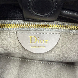 Dior Medium Dior Bow Bag Black Lambskin M0714OUQO_M900 Gold - Default Title - View 9