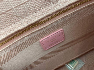 Dior M0565 Medium Lady D-Life Bag Cannage Embroidery Rosewood - Default Title - View 8