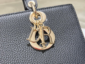 Dior Medium Lady D-Sire My ABCDior Bag M1151 Black Bull Leather - Default Title - View 3