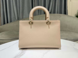 Dior Medium Lady D-Sire My ABCDior Bag M1151 Nude Bull Leather - Default Title - View 5