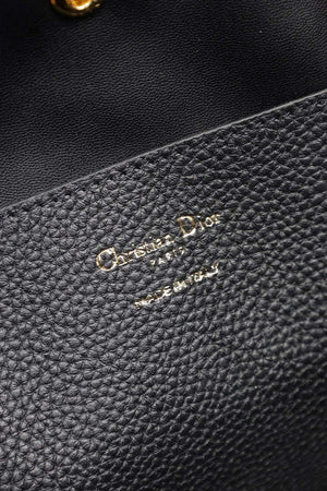 Dior Medium Signature Bucket Bag Black Grained Calfskin M2841 Black - Default Title - View 9