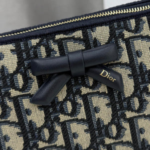 Dior Promenade Pouch with Chain Blue Dior Oblique Jacquard S2504OUQY_M928 - Default Title - View 4
