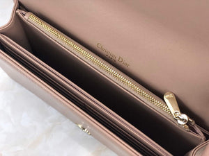 Dior S0204 Lady Dior Pouch Ultramatte Cannage Calfskin Light Pink - Default Title - View 9