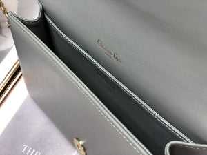 Dior S0204 Lady Dior Pouch Ultramatte Cannage Calfskin Light green - Default Title - View 8
