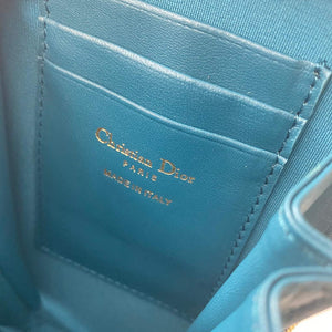 Dior S0872 Lady Dior Phone Holder Cannage Lambskin Blue - Default Title - View 9