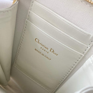Dior S0872 Lady Dior Phone Holder Cannage Lambskin White - Default Title - View 8