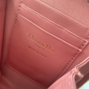 Dior S0872 Lady Dior Phone Holder Cannage Lambskin Pink - Default Title - View 9