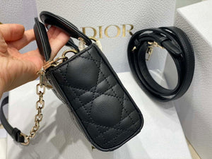 Dior S0910 Micro Lady D-joy Bag Black Cannage Lambskin - Default Title - View 4