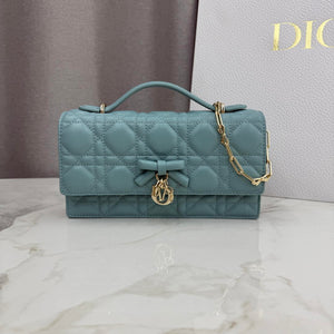Dior S0984 My Dior Mini Imperial Blue Cannage Lambskin - Default Title - View 1