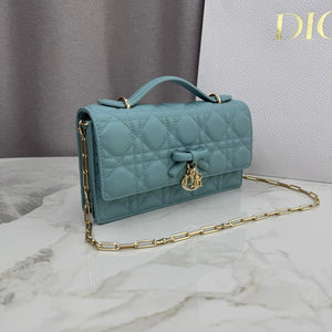 Dior S0984 My Dior Mini Imperial Blue Cannage Lambskin - Default Title - View 2