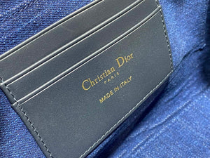 Dior S2107 30 Montaigne Dea Pouch Blue Denim Dior Oblique Jacquard M2022 - Default Title - View 9