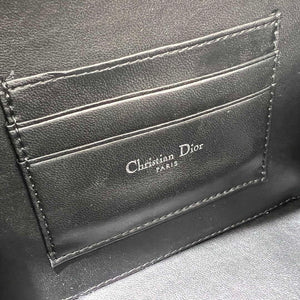 Dior S5140 Caro Box Bag Black Quilted Macrocannage Calfskin - Default Title - View 9