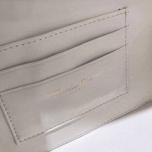 Dior S5140 Caro Box Bag White Quilted Macrocannage Calfskin - Default Title - View 9