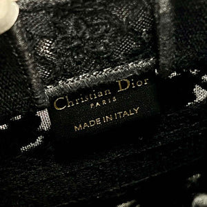 Dior S5555 Mini Dior Book Tote Phone Bag Black lace flowers S1110 - Default Title - View 9