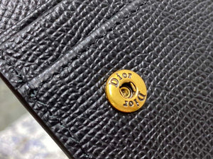 Dior S5611 Saddle Flap Card Holder Black Grained Calfskin - Default Title - View 6