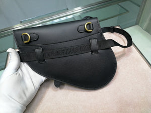 Dior Saddle Belt Bag S5632 Black Goat leather - Default Title - View 2