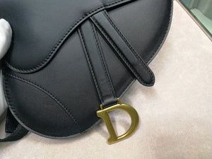 Dior Saddle Belt Bag S5632 Black Goat leather - Default Title - View 4