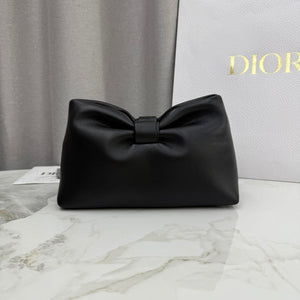 Dior Small Dior Bow Bag Lambskin M0715 Black Silver - Default Title - View 4