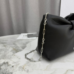 Dior Small Dior Bow Bag Lambskin M0715 Black Silver - Default Title - View 5