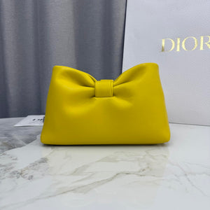 Dior Small Dior Bow Bag Lambskin M0715 Gold Yellow - Default Title - View 4