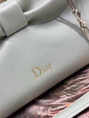 Dior Small Dior Bow Bag Lambskin M0715 Litgh Green - Default Title - View 5