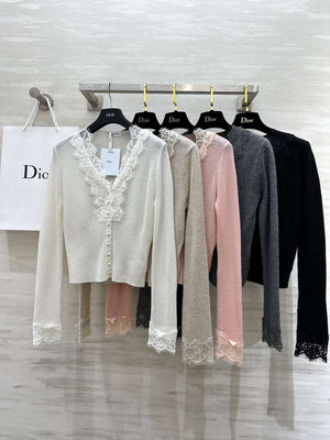 Dior Women's Fashion Clothing cashmere Sweater D38602 - S / Pink - View 4