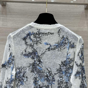 Dior Women's Fashion Clothing Sweater D38600 Premium mulberry silk mohair - S - View 9