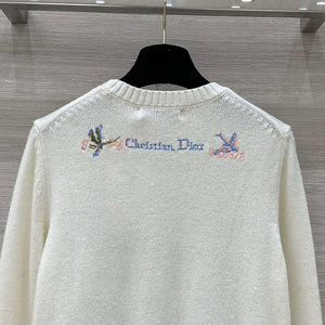 Dior Women's Floral embroidered long sleeves Sweater D38016 - S - View 9