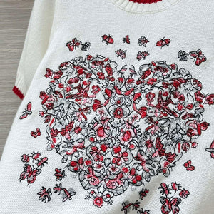 Dior Women's Floral embroidered Short sleeves Sweater D38017 - S - View 5