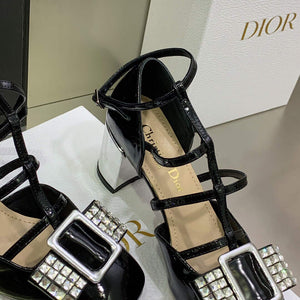 Dior Women's Shoes La Parisienne Dior Ballerina Flat KDB737PMI Black - 35 - View 8