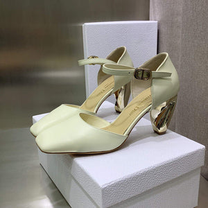 Dior Women's Shoes Rhodes Heeled Shaped and hollow Shoes D88231 - 35 - View 4