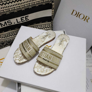 Dior Women's Slippers Designer Dior Sandals Flats Shoes D81205 - 35 - View 3