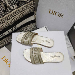 Dior Women's Slippers Designer Dior Sandals Flats Shoes D81205 - 35 - View 6