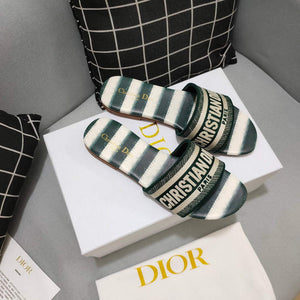 Dior Women's Slippers Designer Dior Sandals Flats Shoes D81198 - 35 - View 5