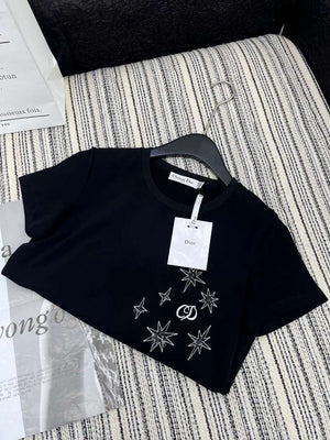 Dior Women's T-shirt Fashion Clothing D82613 - White / S - View 8