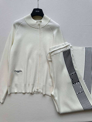 Dior Women's Tracksuit Casual Knitted suit Clothing D39003 - S / White - View 7