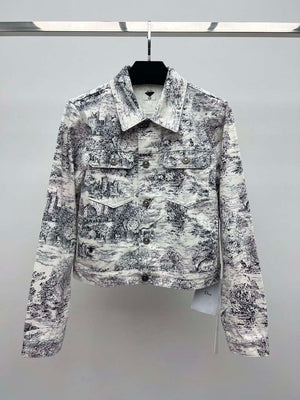 Dior Women's Tracksuit Casual Printed denim set Clothing D39004 - S - View 2