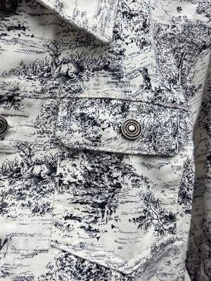 Dior Women's Tracksuit Casual Printed denim set Clothing D39004 - S - View 4