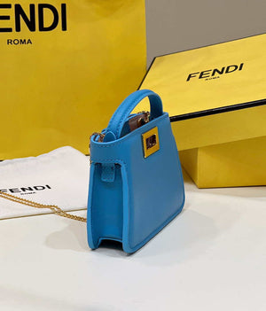 Fendi 7AR993 FENDI PICO PEEKABOO Charm Blue 8385 - Default Title - View 3